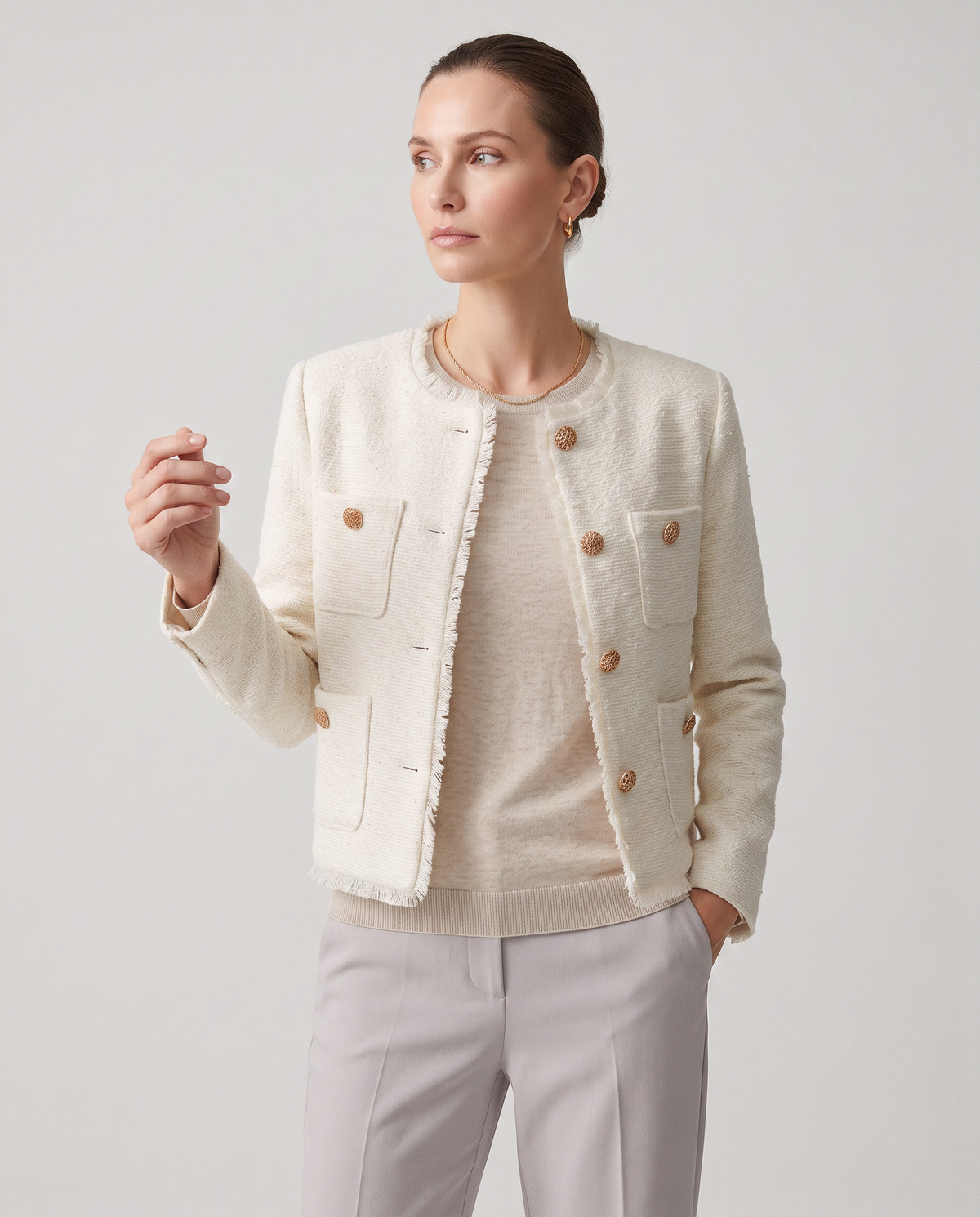 CHAQUETA CORTA | BOUCLÉ
