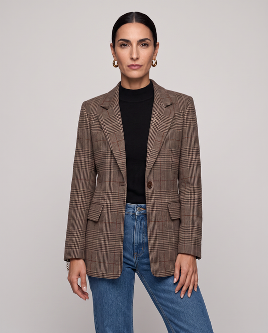 BLAZER LARGO | PRÍNCIPE DE GALES