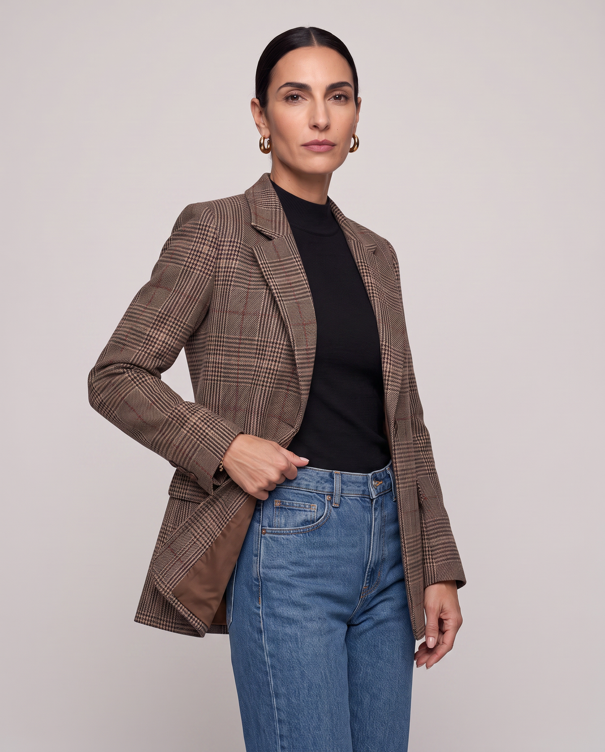 BLAZER LARGO | PRÍNCIPE DE GALES