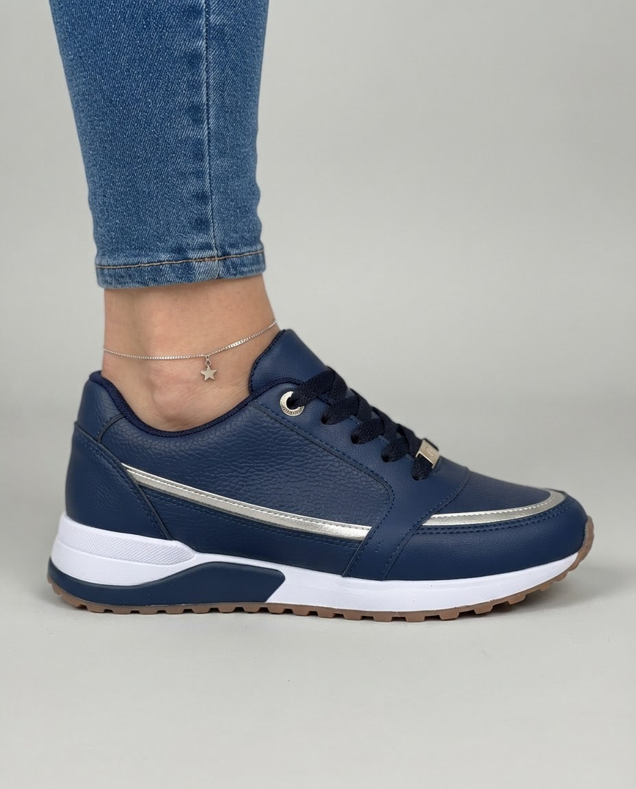 ZAPATILLAS | RIBETE METALIZADO