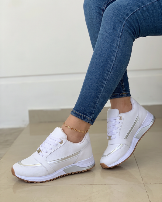 ZAPATILLAS | RIBETE METALIZADO