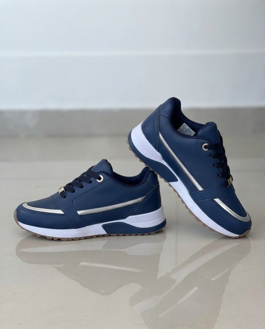 ZAPATILLAS | RIBETE METALIZADO