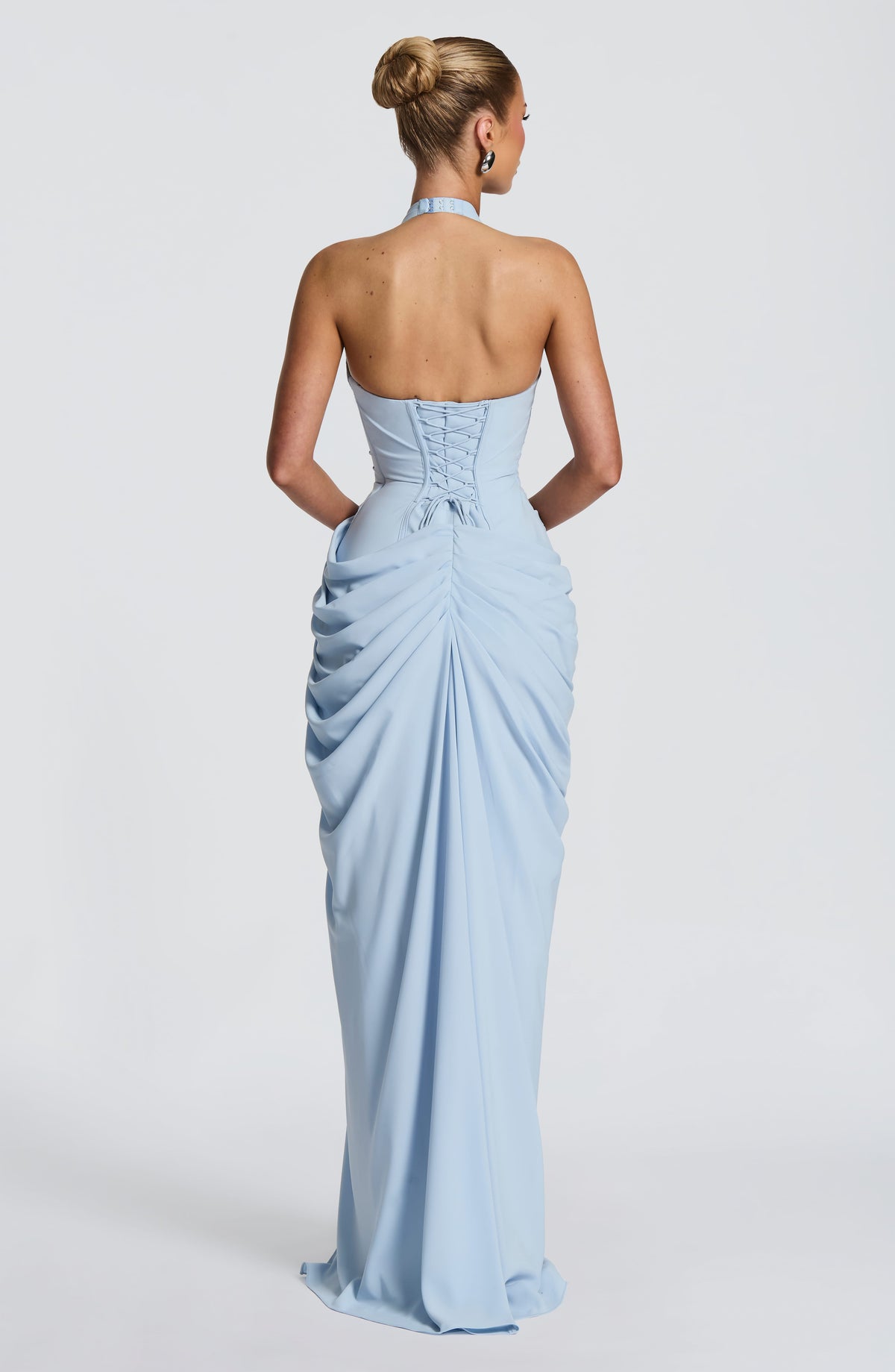 VESTIDO LARGO | MINETTE AZUL GLACIAR