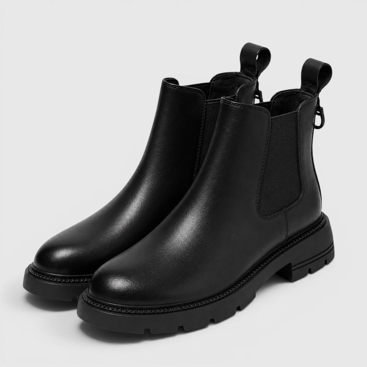 BOTINES DE BORREGO | TACÓN MEDIO