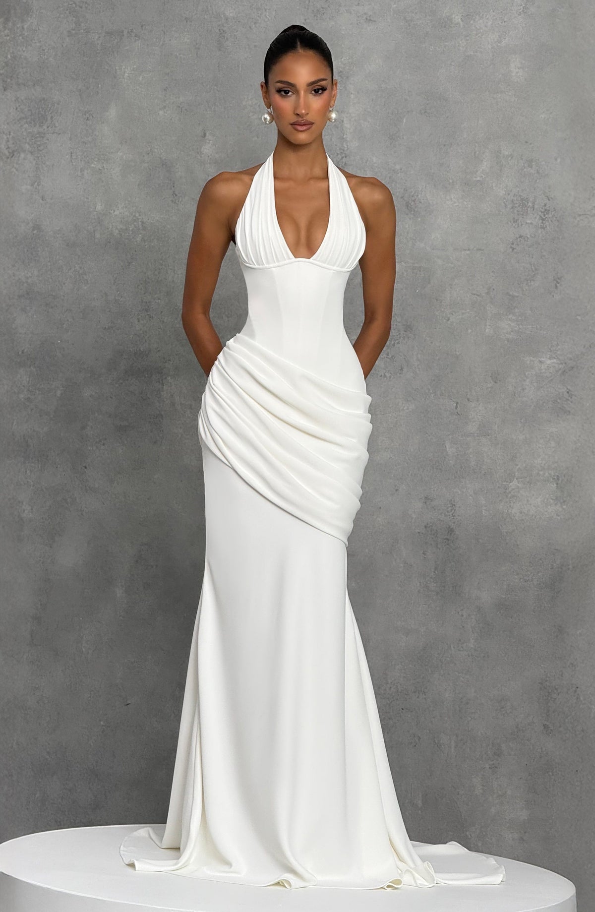 VESTIDO DE GALA | NEHEMIA MARFIL