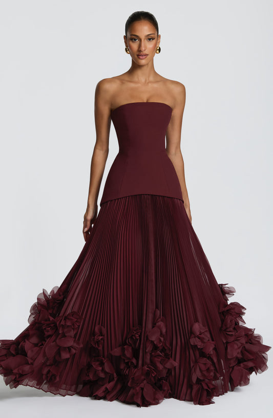 VESTIDO DE GALA | SERAPHINA ROJO CEREZA