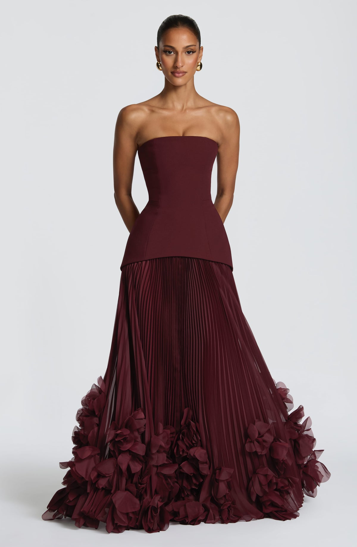 VESTIDO DE GALA | SERAPHINA ROJO CEREZA