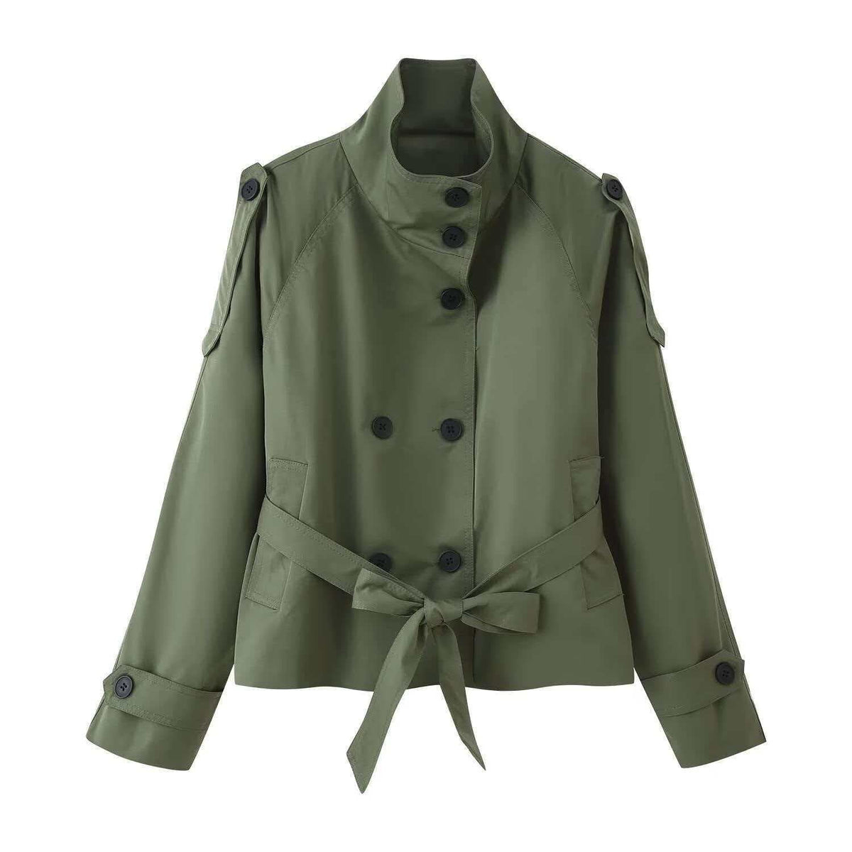 TRENCH CORTO | CRUZADO