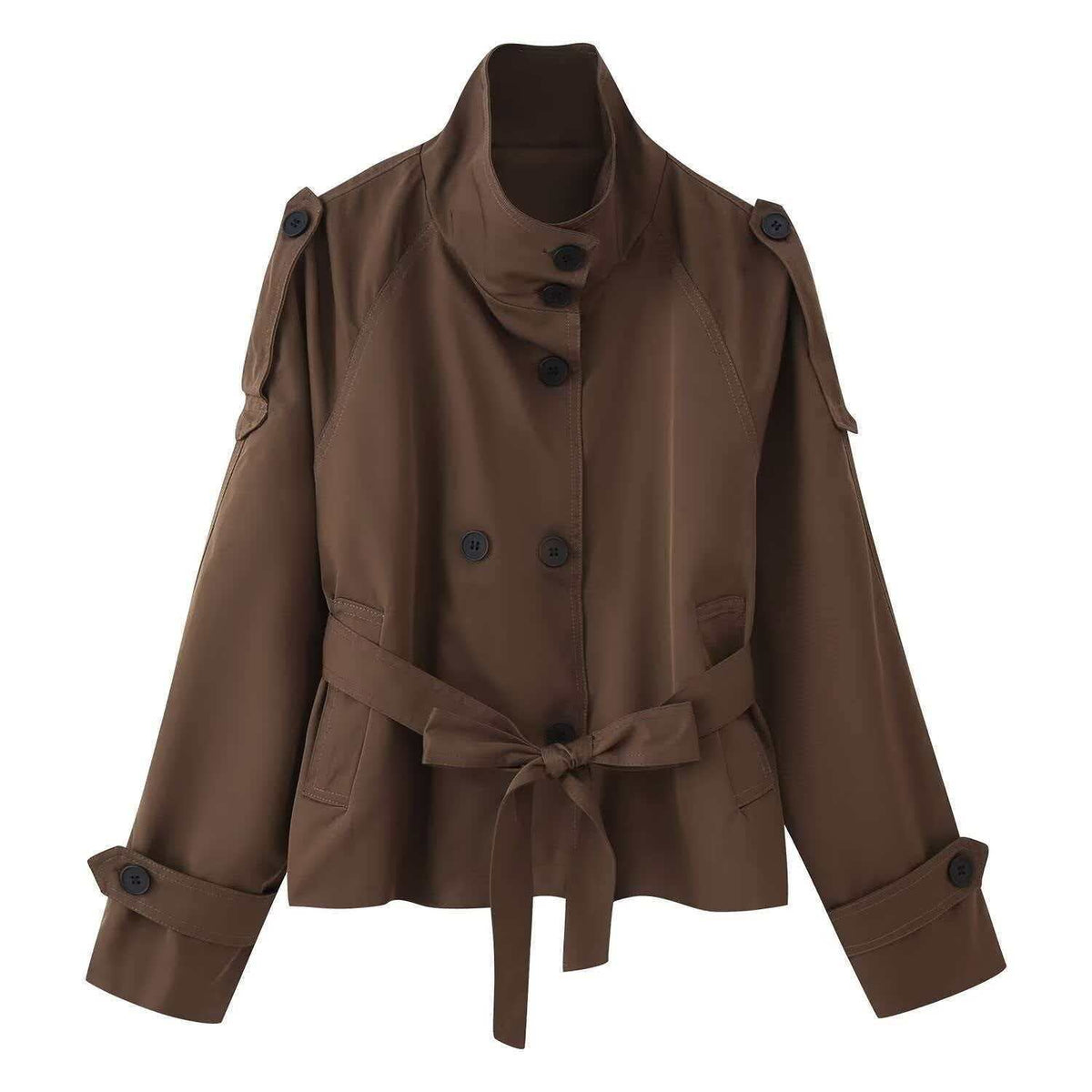 TRENCH CORTO | CRUZADO