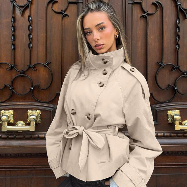 TRENCH CORTO | CRUZADO